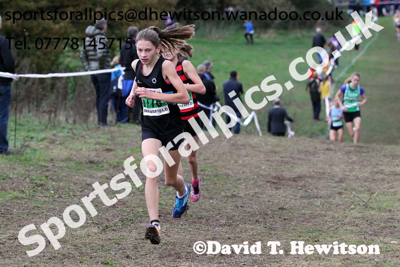 Girls under-15s National Cross Country Relays. Photo: David T. Hewitson/Sports for All Pics